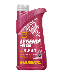 MANNOL Legend + Ester 0W-40 Синтетическое масло - фото 5214