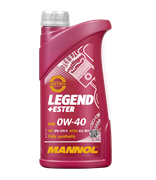 MANNOL Legend + Ester 0W-40 Синтетическое масло
